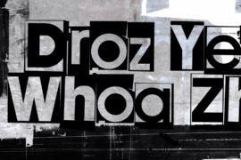 Droz Yek Whoa Zhi Font
