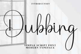 Dubbing Font