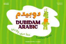Dubidam Arabic FREE PERSONAL USE Font Family
