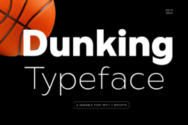 Dunking Grotesk Font Family