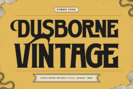 Dusborne Vintage Font