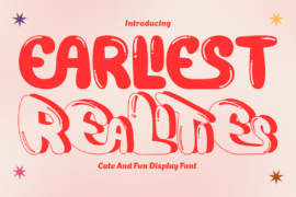 Earliest Realities Demo Font