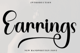 Earrings Font