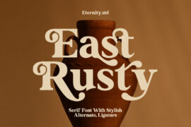 East Rusty Demo Font