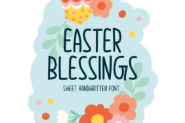 Easter Blessings Font