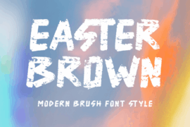 Easter Brown Font