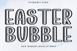 Easter Bubble Font