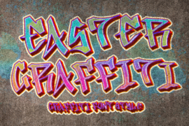 Easter Graffiti Demo Font