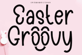 Easter Groovy Font