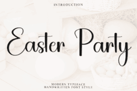 Easter Party Font