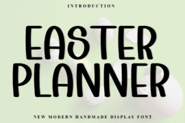 Easter Planner Font
