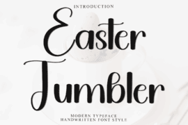 Easter Tumbler Font
