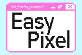 Easy Pixel Font