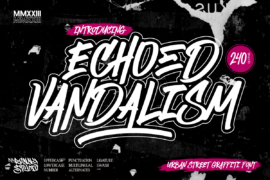 Echoed Vandalism Font
