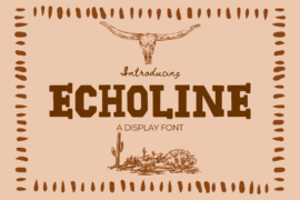 Echoline Regular Font