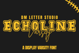 Echoline Varsity Font