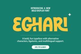 Eghari Demo Font