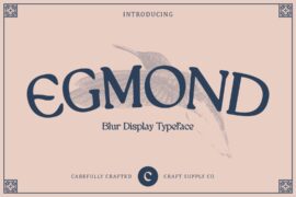 Egmond Blur Demo Font