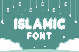 Eid Mubarak Font