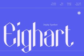 Eighart Demo Font