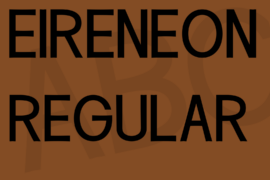 Eireneon Font