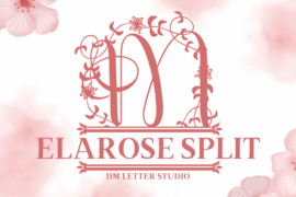 Elarose Split Font