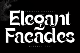 Elegant Facades Demo Font