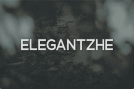 Elegantzhe DEMO Font