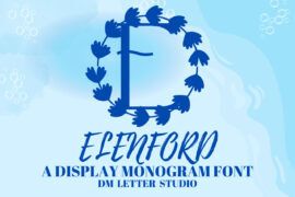 Elenford Monogram Font