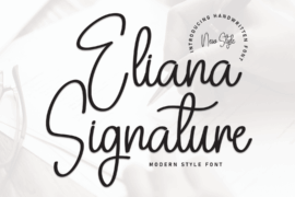 Eliana Signature Font