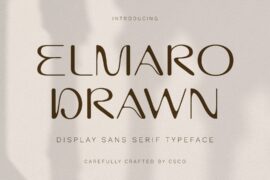 Elmaro Drawn Demo Font