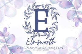 Elmsworth Monogram Font
