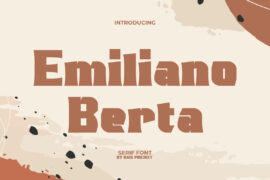 Emiliano Berta Demo Font