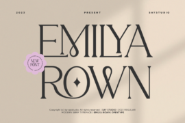 Emilya Rown DEMO Font