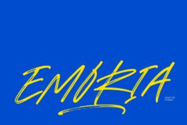 Emoria Brush Font