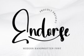 Endorse Font