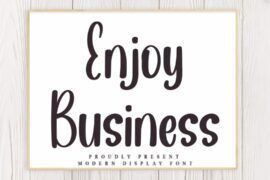 Enjoy Business Font