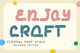 Enjoy Craft Demo Font