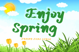 Enjoy Spring Demo Font