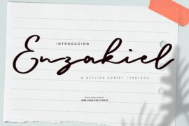 Enzakiel Personal Use Font
