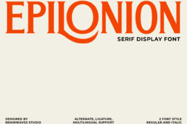 EPILONION SERIF DEMO Font