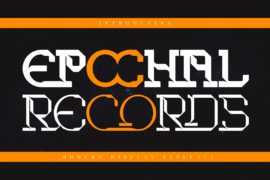 Epochal Records Demo Font