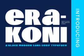 Erakoni Personal Use Font