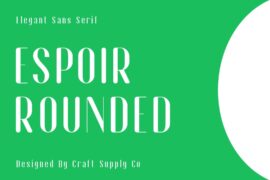 Espoir Rounded Demo Font