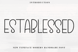 Establessed Font