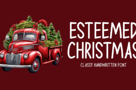 Esteemed Christmas Font