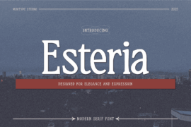 Esteria Font