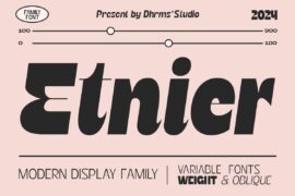 Etnier DEMO Font