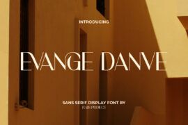 Evange Danve Demo Font
