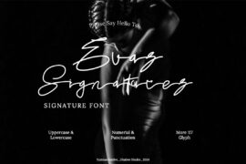 Evas Signatures Font
